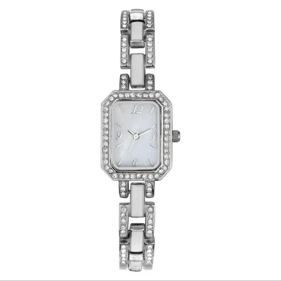 Charter Club Accessories - Charter Club Women's Crystal Accent Watch